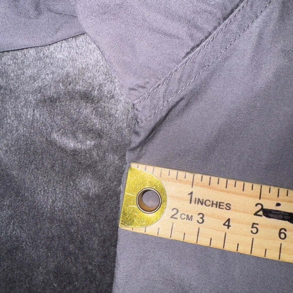 Cinch Mens Gray Long Sleeve Button Down Cotton Western Shirt XL MTW1104238
